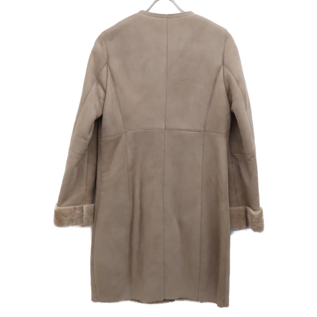 9 Nine Label NINE LABEL Mouton Coat coat beigeUsed