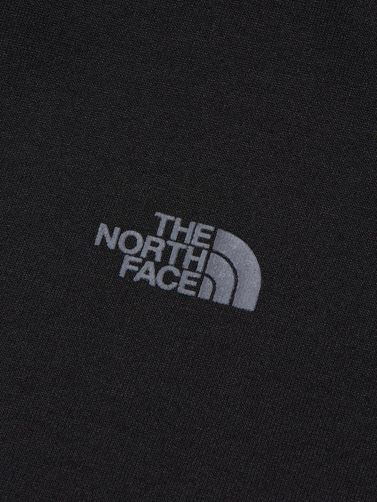 North Short Sleeve Bandana Square Logo Tee for UV Size S [The Face] Women, Quick-Drying, Anti-Static, Protection, Black,