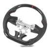 Hydro Dip Carbon Fiber Look Steering Wheel Perforated Leather Replacement For Infiniti Q50 2014 to 2016