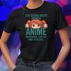 T-Shirt Frauen Anime Spruch Motiv Baumwolle Größe S bis 3XLWird in neuem Fenster oder Tab geöffnet