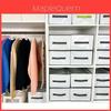 Foldable Clothes Storage Box For Bedroom Organizing And Wardrobe Use