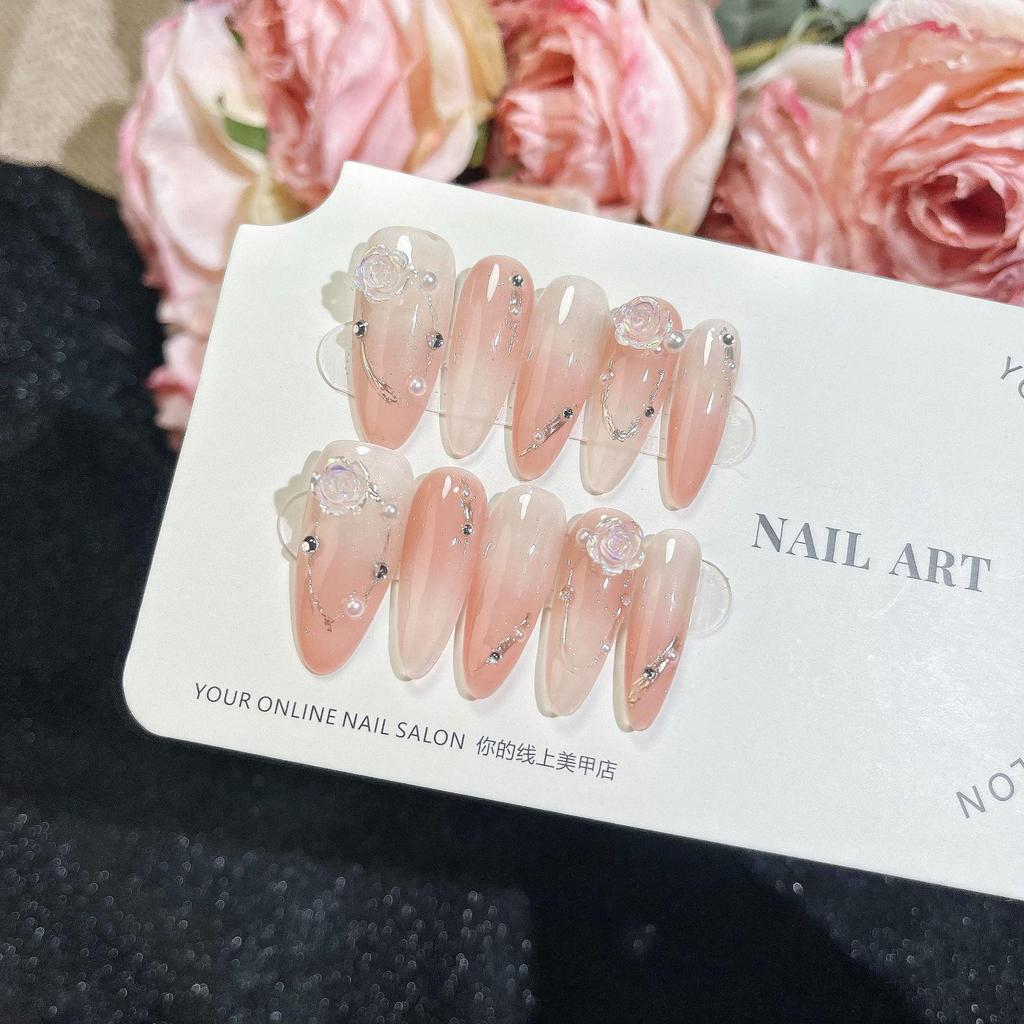 Handmade Removable Summer Nails - INS Style