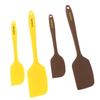 1 Pc Kitchen Silicone Cream Butter Cake Spatula Scraper Cake Cream Scraper Nonstick Butter Spatula Mixer DIY Cake Baking Tools