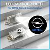 2 Stück LED Auto Tür Willkommenslicht HD Laser Projektor Lampe für Opel Astra C G H Insignia J K Zafira B Corsa Vectra C Corsa C