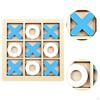 TAC TOE Board Game, Coffee Table Family Games, Blocks, for Children,