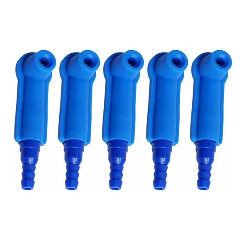 5PCS Car Brake System Fluid Connector Kit Car Oil Pumping Pipe Brake Oil Change Connector Auto Oil Filling Equipment Accessories