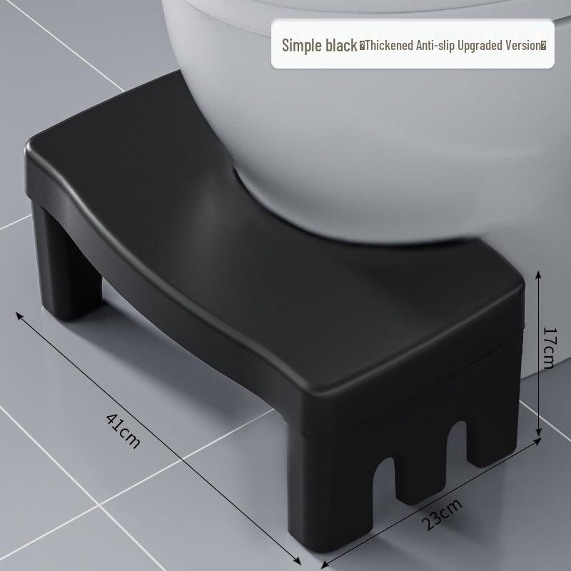 Non-Slip Thickened Toilet Squatting Footstool for Kids & Adults