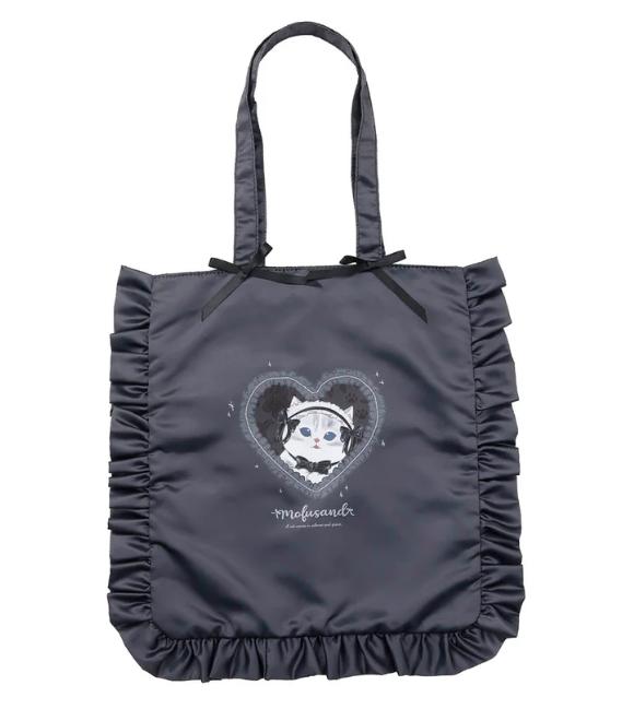 Mofusand Ballet Core Tote Bag Kuroribo Nyan Black Japan NEW