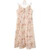Sancai 2025 Summer Fairy Resort Lyocell Floral Spaghetti Strap Maxi Dress