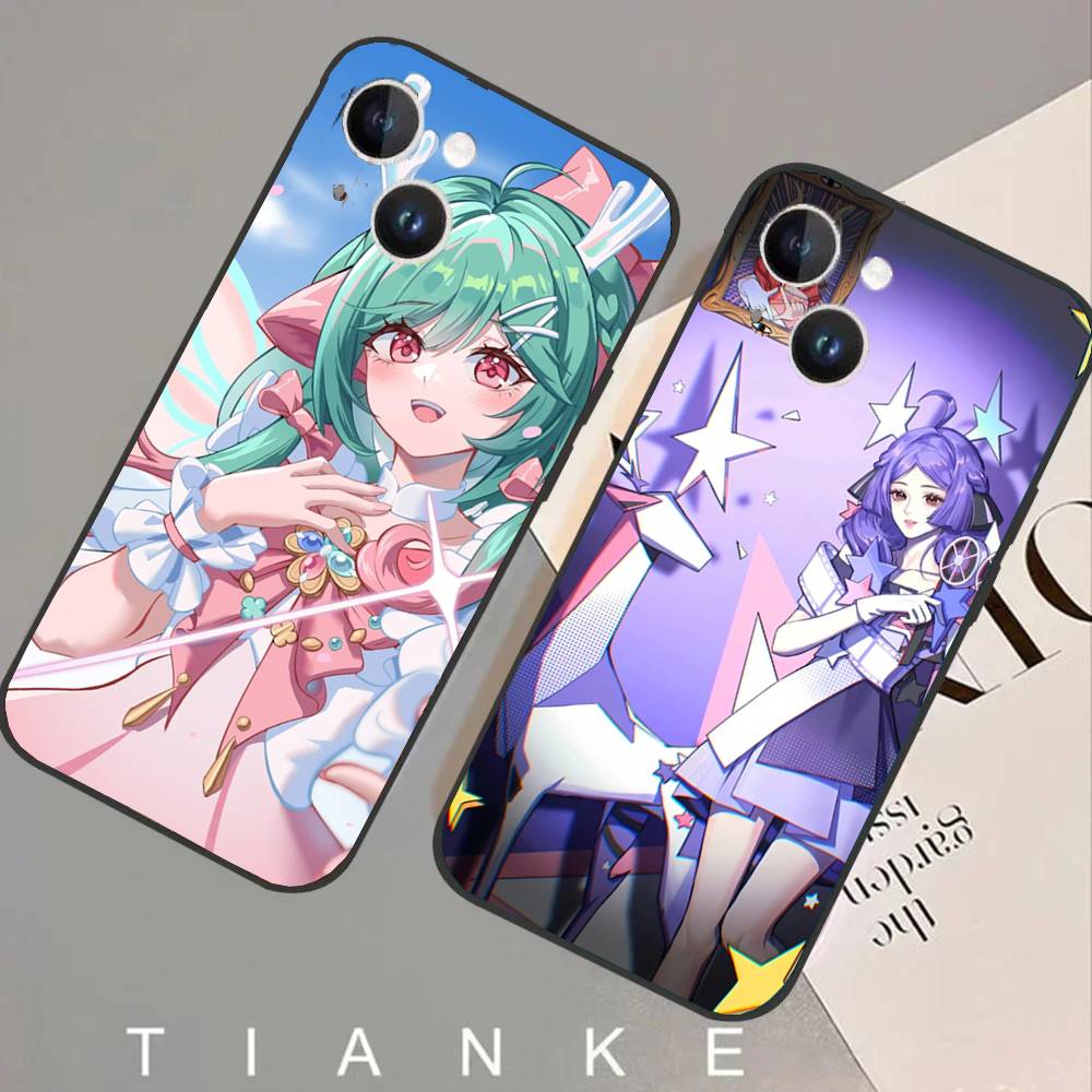 Yaomei Animation Game H-Honor Of K-Kings Phone Case For IPhone 17 Air 16 15 14 13 Pro Max 11 12 Black Silicone Cover
