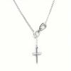 1 Pièce de Collier Croix Nombre Chanceux 8, Collier Court Simple et de Niche, Bijou Polyvalent Pour le Quotidien Décontracté