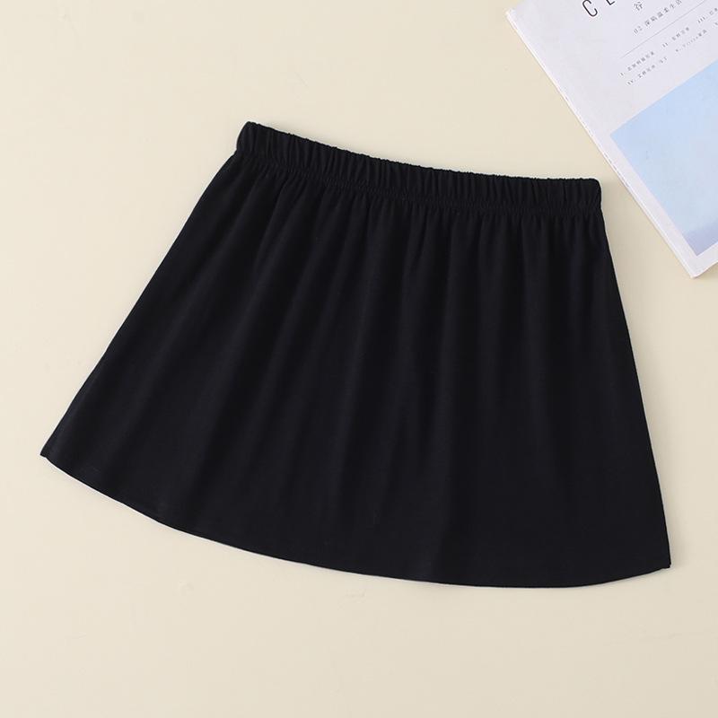 

Многослойный свитшот с миди-юбкой с разрезом спереди и белой отделкой, в комплекте с юбкой с имитацией свитера и подола, прикрывающей бедра M (suitable for 85-110 jin)