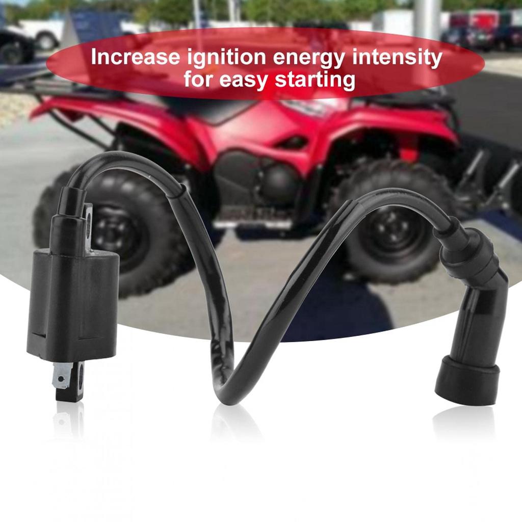 DOACT Ignition Coil for Kodiak 400 YFM 400 Plastic Black Easy To and Safe 1999-2006 - Material, - Start, Durable,