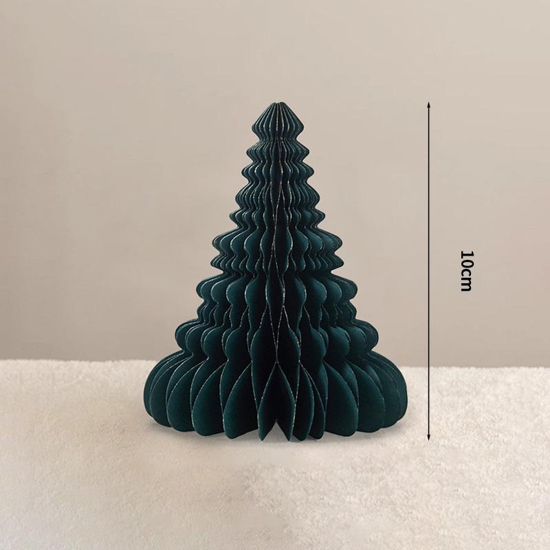 2026 Christmas Tree Honeycomb Ball 3D Folding Christmas Tree Ornament Desktop Decoration  for Xmas Navidad Happy New Year Decor