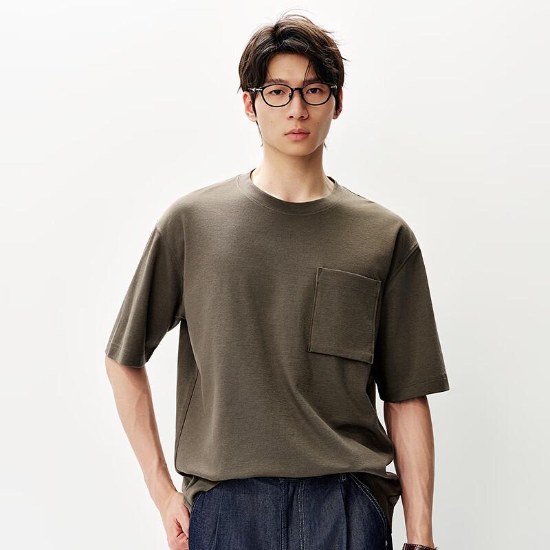 

Mr. Cotton Men s Triacetate Lyocell Loose Short-Sleeve T-Shirt XL