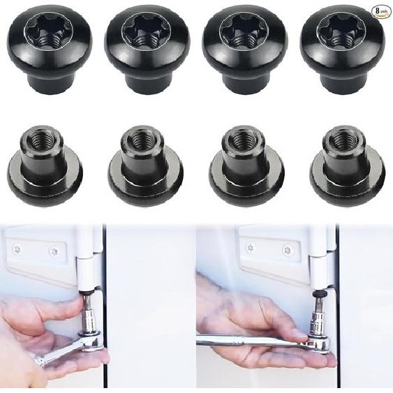 

Door Hinge Nuts Compatible with 2007-2018 8pcs Door Hinge Nuts for JK JKU