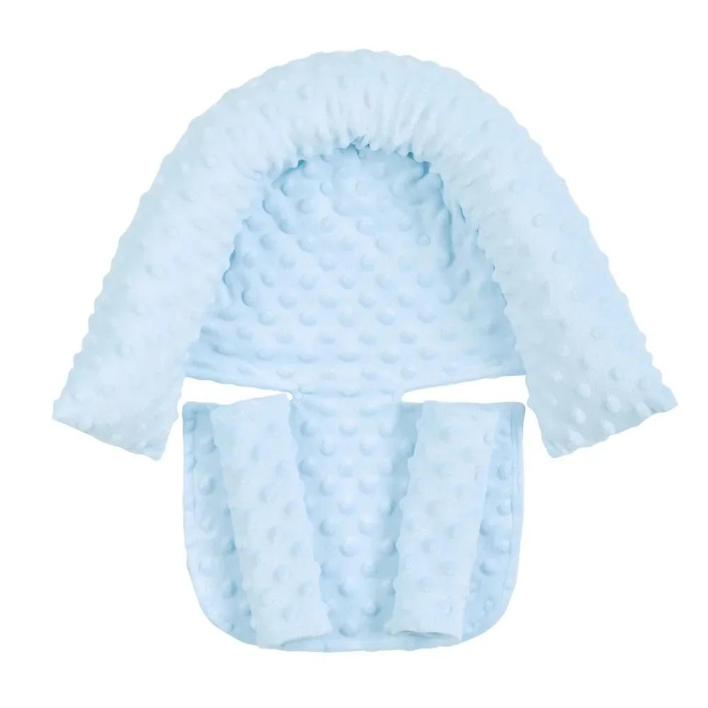 

Non-Toxic Baby Car Safety Soft Sleeping Head Support Pillow With Matching Seat Belt Strap Covers Baby Carseat Neck Protection Headrest