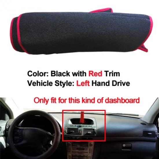 Car Inner Dashboard Cover Dash Mat Carpet Cushion Sun Shade Dash Board Pad For Toyota Avensis 2005 2006 LHD RHD Car Styling