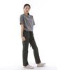 Seinteukeulu Nice Bag Straight Fatigue Pants Nsb-320 Khaki
