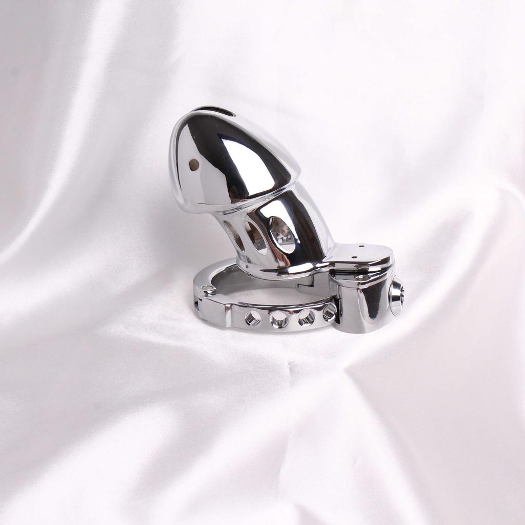 Manyjoy New Male Adjustable Chastity Cage Metal Heavy Penis Cage Lock Bird Cock Ring Slave Bondage Restraint Sex Toy Man Loyalty