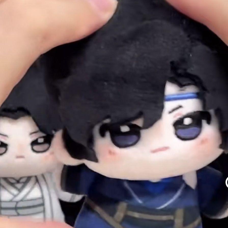 10Cm Antique Role Stuffed Plushie Doll Jiang Jin Jiu Shen Lan Zhou Xiao Chi Ye Keychain Starfish Printed Body Send Friends Xmas