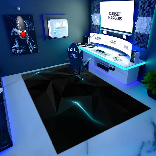 Game Handle Game Theme Lightweight Bedroom Rugs Living Room Kitchen Bathroom Washable Mat Carpet Home Decor