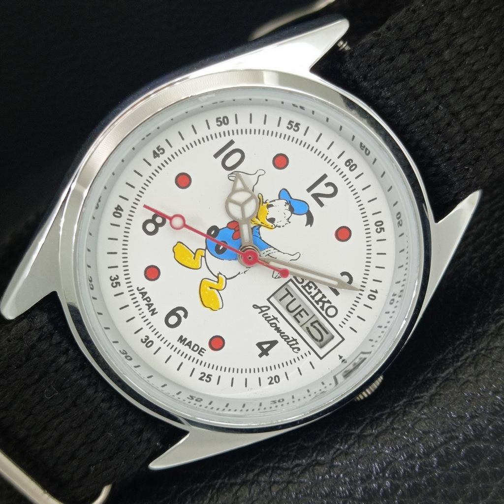 

REFURBISHED VINTAGE SEIKO AUTOMATIC 6309A JAPAN MENS WHITE DIAL WATCH a443071-1