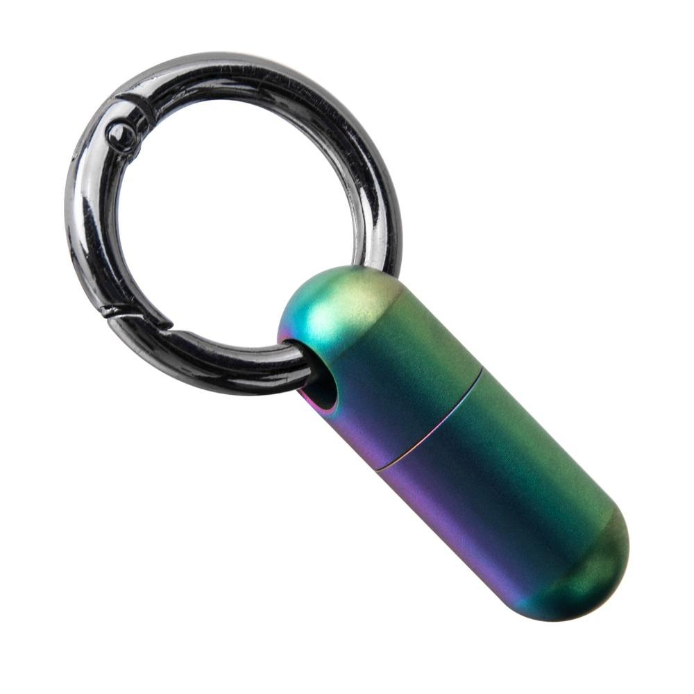 Sealed Design Keychain Pill Case Waterproof Portable Pill Organizer Outdoor Activities