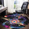 1pc Cosmic Art Print Chair Carpet for Office, , Non-slip carpet, Very suitable for offices, farmhouses,Outdoor carpet yy251120042