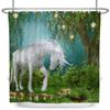 Verzauberter Wald Duschvorhang Cartoon Magische Geschichte Pilz Wunderland Gothic Duschvorhang Wasserdicht Badezimmerdekor Mit Haken