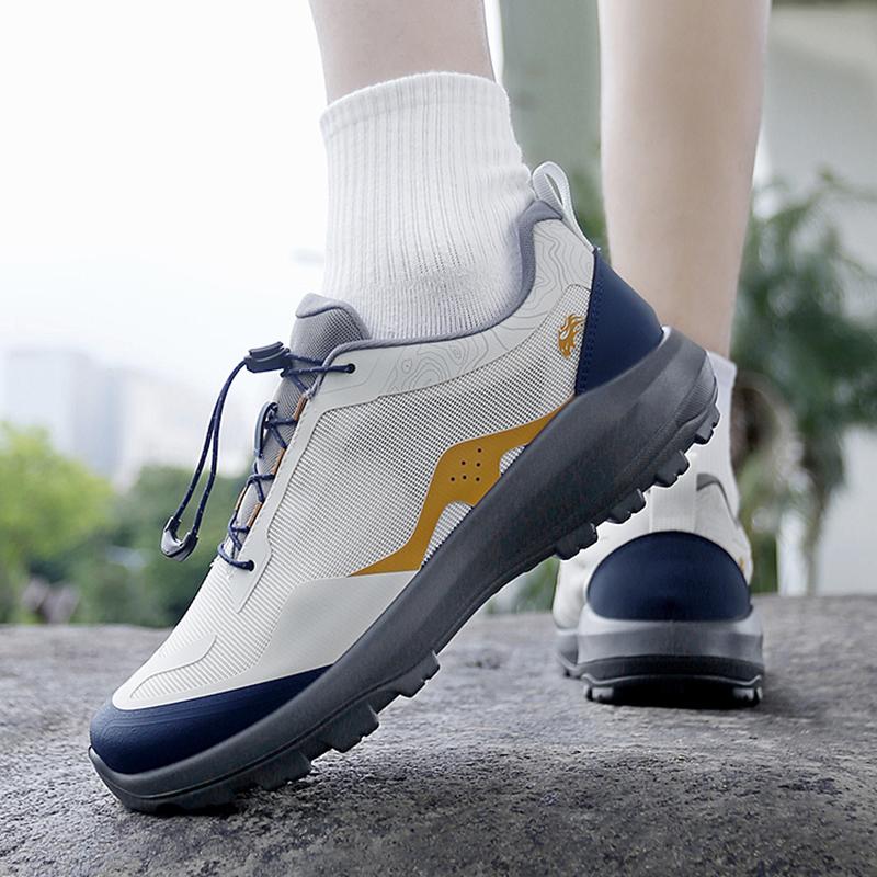Utomhus Herr Fritid Andningsbara Vandringsskor Anti-halk och Slitstarka Andningsbara Lätta Klättring Löparskor