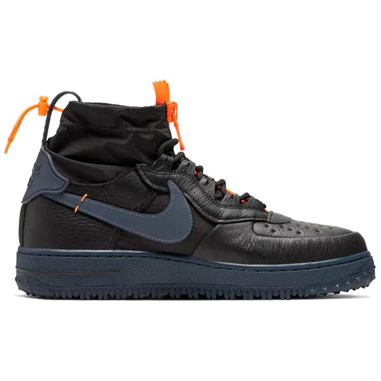 New Nike Air Force 1 Winter Gore Tex Black Bright Ceramic Thunder Blue CQ7211-001