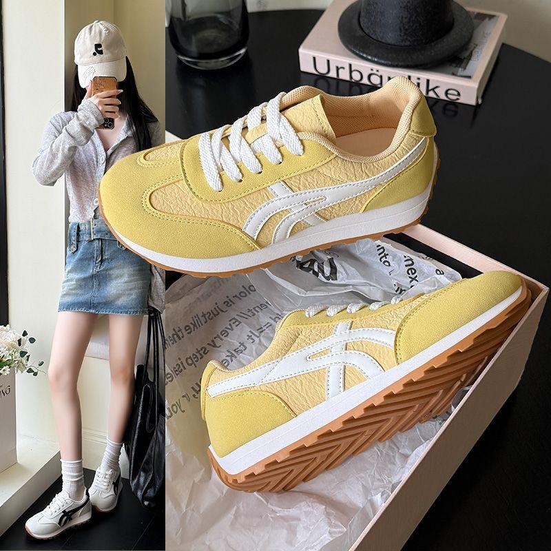 Popular Moral Training Shoes Casual Sports Shoes Women's 2025 Autumn Thin Mesh Breathable Running Forrest Gump Shoes Wear-resistant Board Shoes