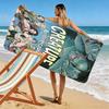 Creature from the Black Lagoon 2D Flat Print Beach Towel, Large Soft Quick Dry Towel for Beach Camping SwimmingSSTJ0917287