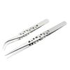 Industrial Tweezers Electronics Anti-static Curved Straight Tip Precision Stainless Forceps Phone Repair DIY Hand Tools