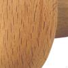 Coat Hook in Wood, Wall-Mounted Organizer with Dresser Drawer Knob