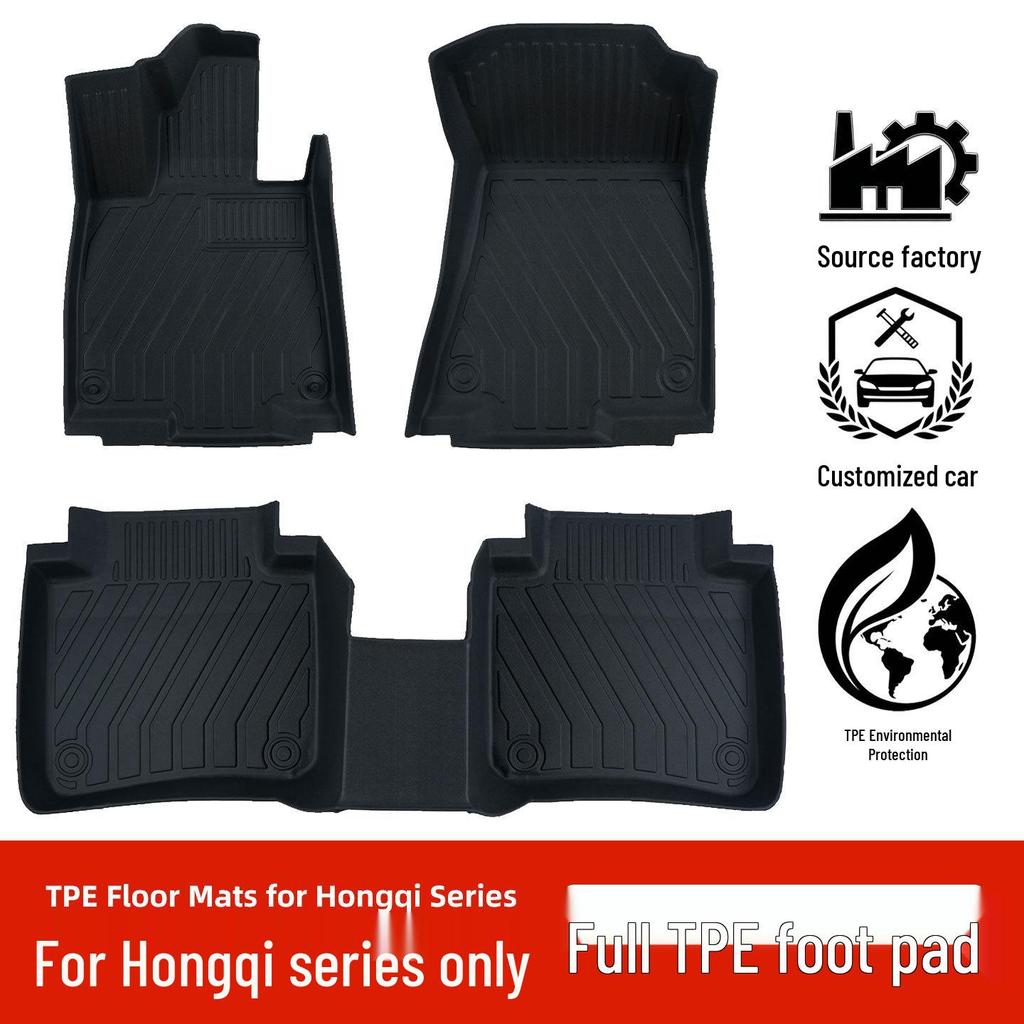 Eco-friendly TPE Floor Mats for Hongqi HS7, HS3, H5, H6, H9, E-QM5, HS5, Tiangong 08