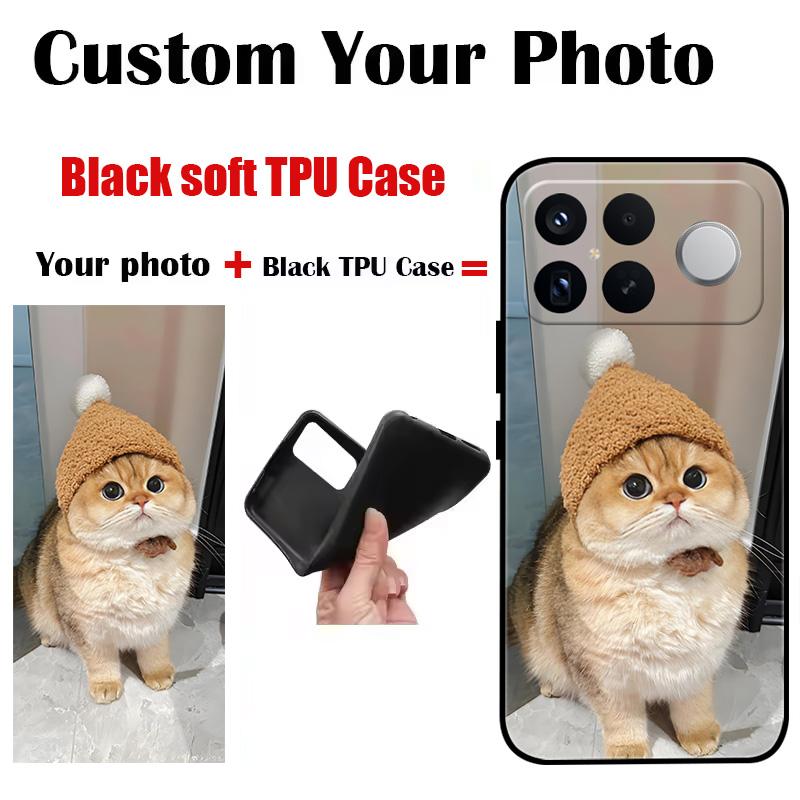 Customized DIY Soft TPU Case For Xiaomi Redmi K90 Pro Max Personalize Picture Cover For Poco M7 Plus F8 Ultra F7 X6 Pro C85 C71