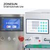 ZONESUN ZS-MPXG1 Small Automatic Filling Capping Machine Bottle Cap Tightening Milk Cosmetics Liquid Filler Food Beverage
