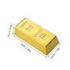 1/2PCS Simulation Gold Gold Fridge Magnets Durable Glittering Gold Gold Bar Magnet Stickers Magnetic Holders Plastic