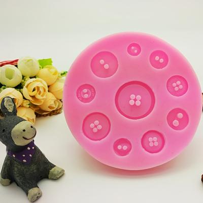 1 Piece Circular Multi Button Silicone Mold Sugar Flipping Cake Chocolate Mold Cake Baking Mold