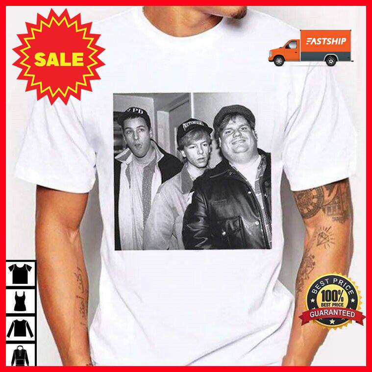 Adam Sandler Chris Farley David Spade White T-Shirt S-5XL Unisex T-Shirt XL