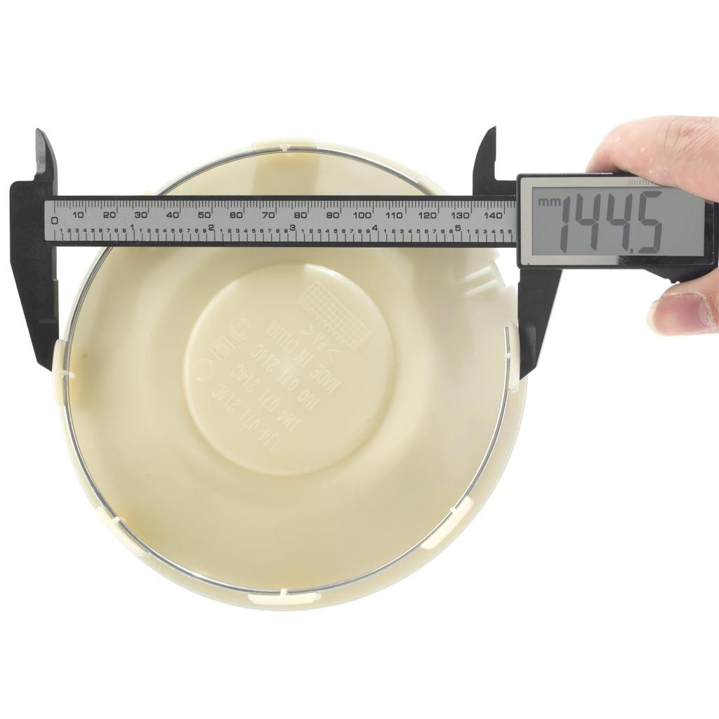 Rhinotuning 149mm/144.5mm Wheel Center Caps, Silver, 4-Piece Hub Cap Replacement, DIY Hub Caps