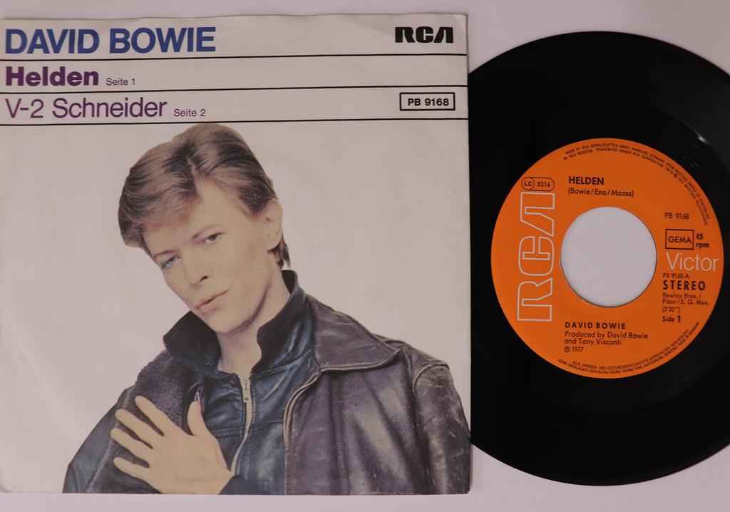 7palcová deska DAVID BOWIE - Helden / V-2 Schneider PB9168 RCA VICTOR 1977 Německo Rock Použité