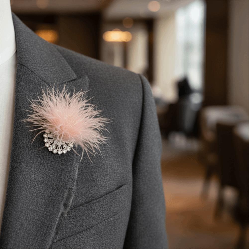 Fluffy Soft Ostrich Feather Accessory DIY Multi-Purpose Garment Trim Accessory Multi-Color DIY Handmade Accessory