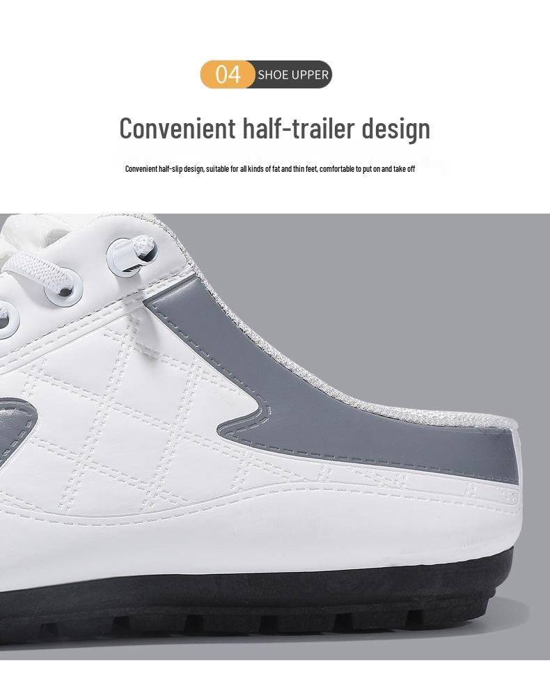 Men's Casual Breathable Slip-On Korean Style Spring Slippers