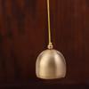 Messingglocke Windspiel Anhänger DIY Handgemacht Weihnachts-Windspiele Glocke Zuhause Jahresdekoration Diebstahlsichere Türklingel Klingel