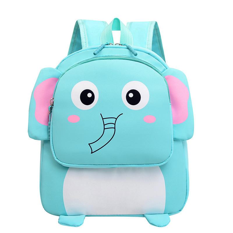 Fashionable Nylon Kids Backpack With Cute Animal Designs Breathable Lightweight School Bag For Boys And Girls