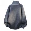Loose Knit Sweater Oversized Pullover Scarf Top Lazy Style Winter Fall Women Fashion Casual Comfortable