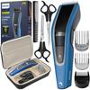 Hair Clipper - Philips - HC5612 15 - Cordless Waterproof - Barber Kit with Scissors Comb - Carrying Case